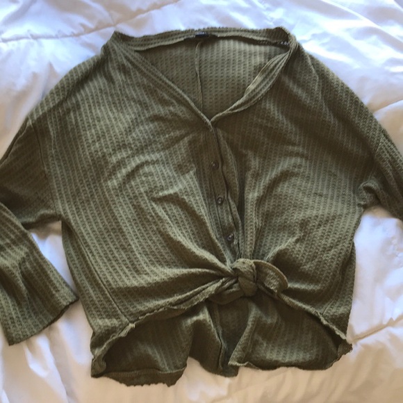 Button up tied cardigan - Picture 4 of 4